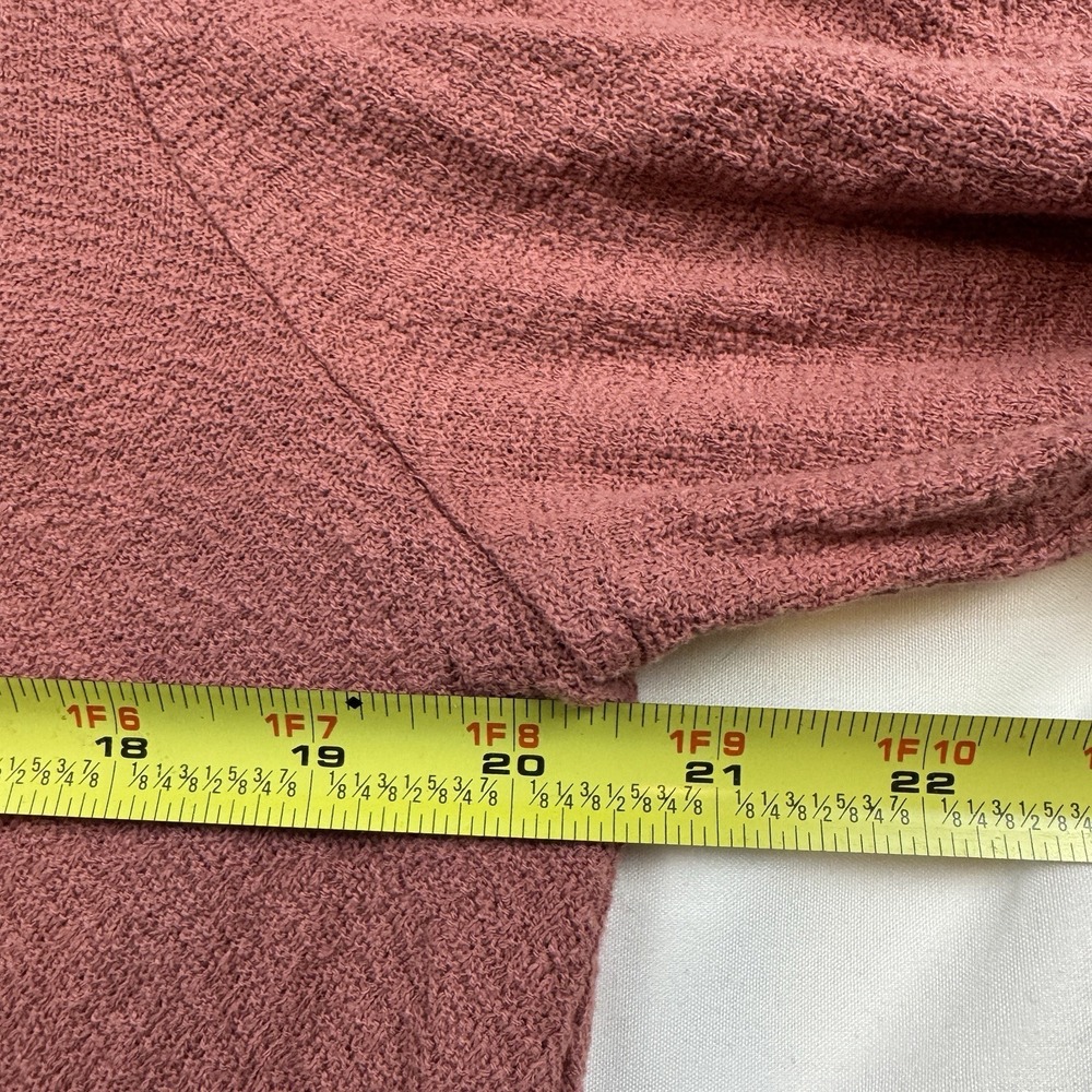 Madewell Mauve Pink Smocked Bell Sleeve Blouse 100%‎ Cotton Large Boho Romantic - Picture 4 of 5
